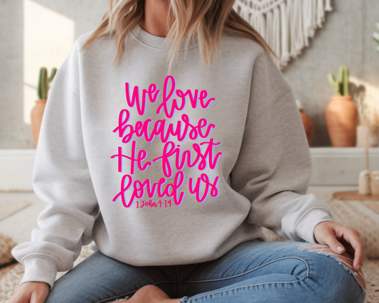 We Love Crewneck Sweatshirt