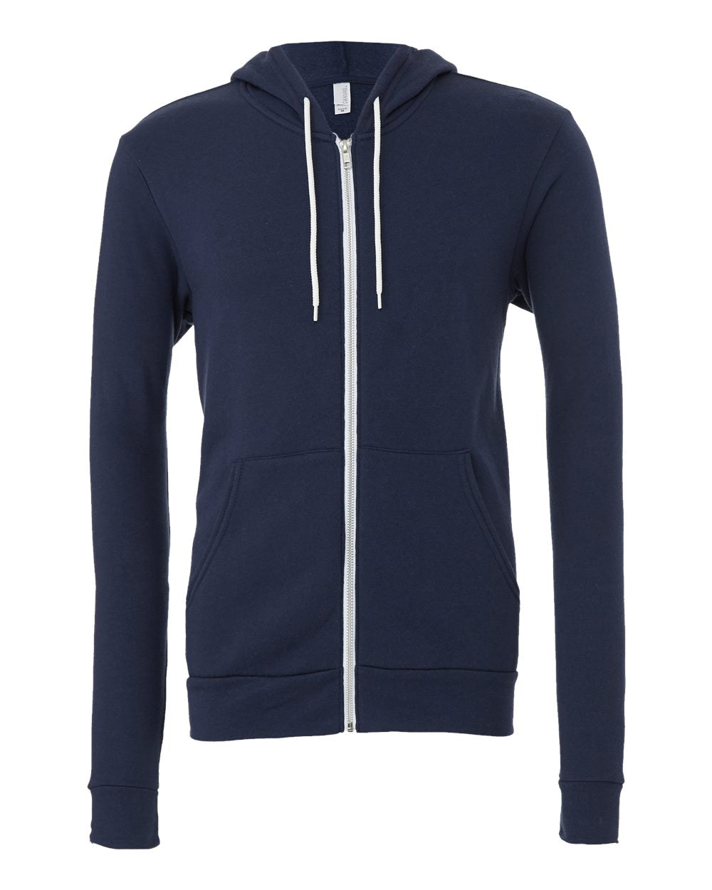 Bella Canvas Unisex Sponge Fleece Full-Zip Hoodie Sweatshirt - 3739