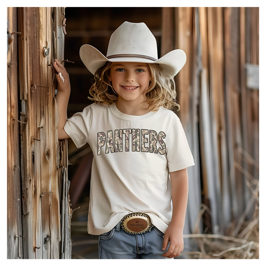 Youth Panthers Camo Tee