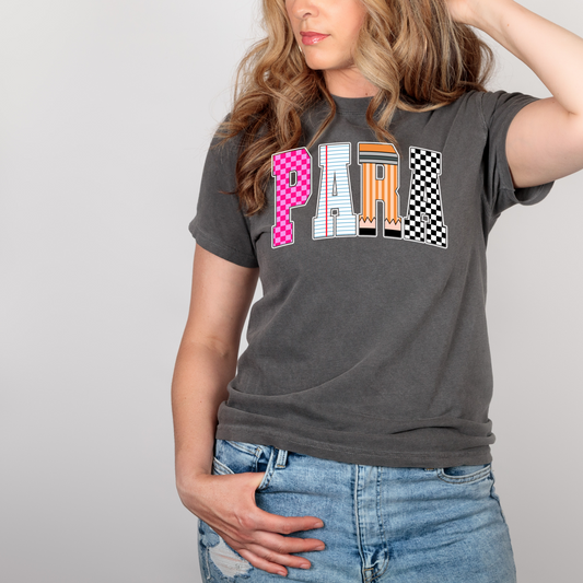 Para Checkerboard Tee