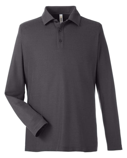 Men's Long sleeve polo - Core 365 Pique Polo