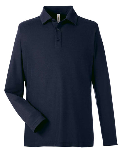 Men's Long sleeve polo - Core 365 Pique Polo