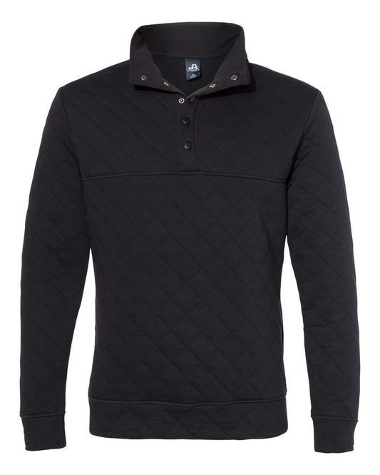 J. America Men's Quilted Snap Pullover