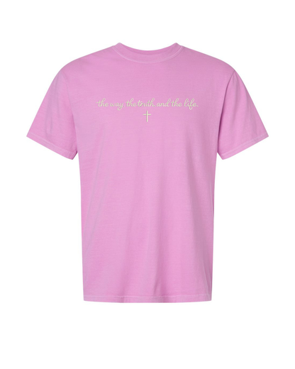 The Way, the Truth, the Life Embroidered Tee
