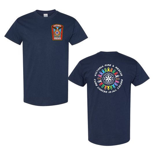 Victoria Fire & Rescue Cancer Awareness Tshirt