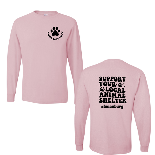 Animal Shelter Groovy Paw Tee